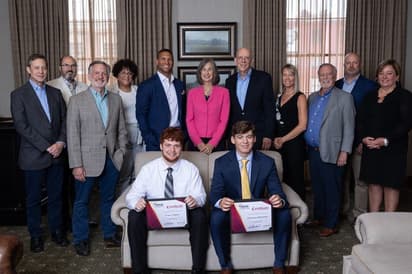 2023 Scholarship Winners with High Foundation Board Members